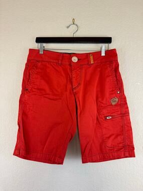 ABK Company France Shorts Mens L Moka Short Orange Outdoor Hiking Climbing